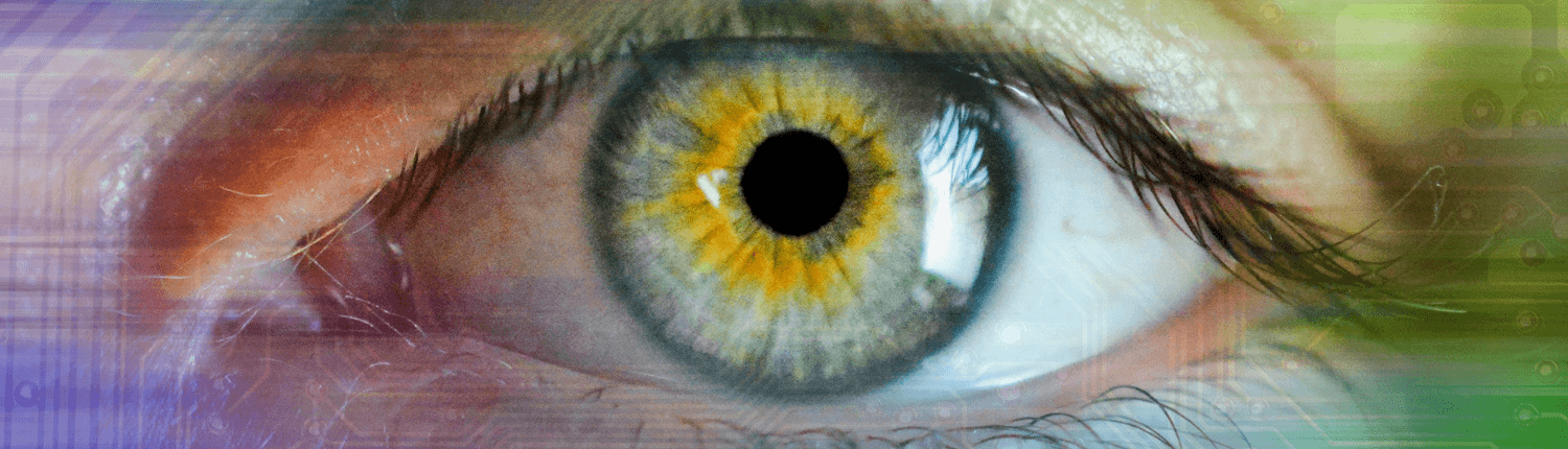 Image of an eye representing privacy