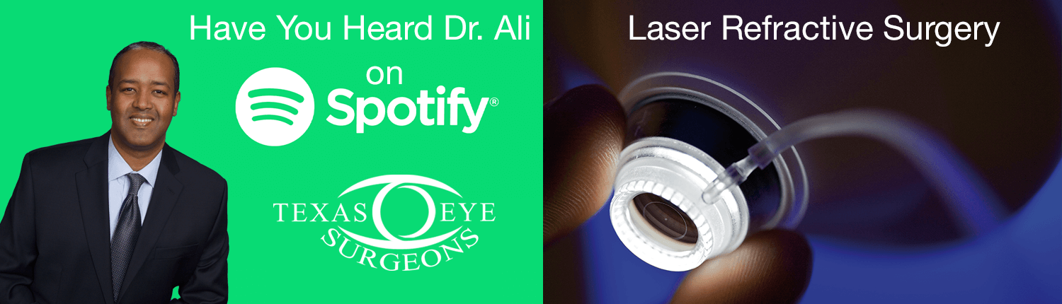spotify banner for laser refractive surgery